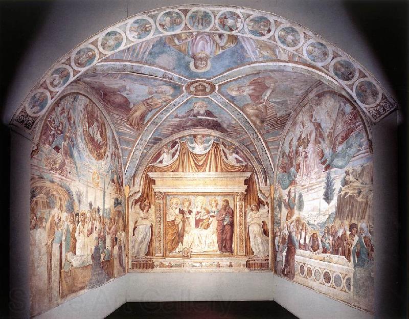 GOZZOLI, Benozzo Shrine of the Madonna della Tosse g Norge oil painting art